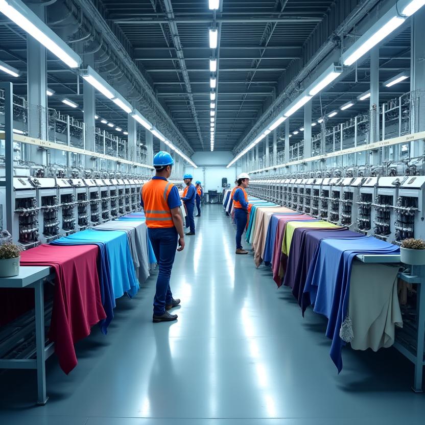 Stabilimento produzione tessile